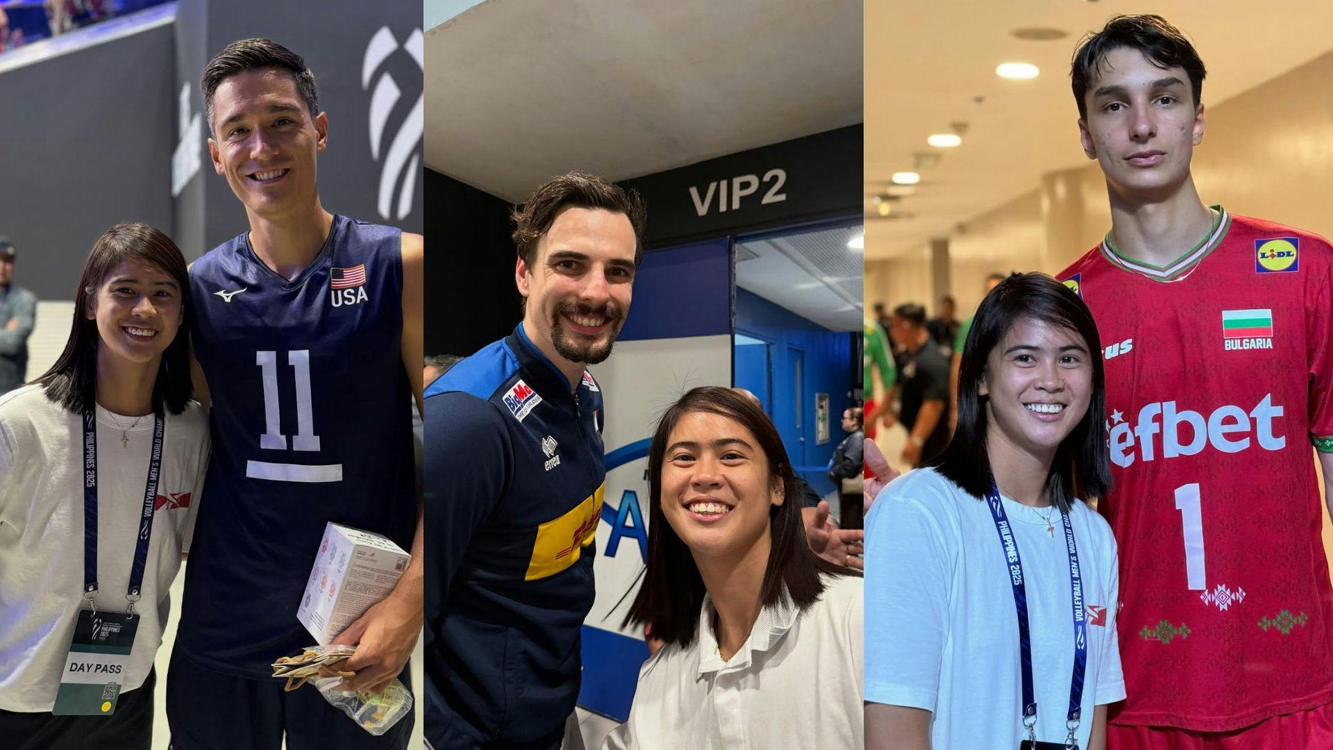 Deanna Wong goes full fangirl with Christenson, Nikolov, and other idols during FIVB Worlds